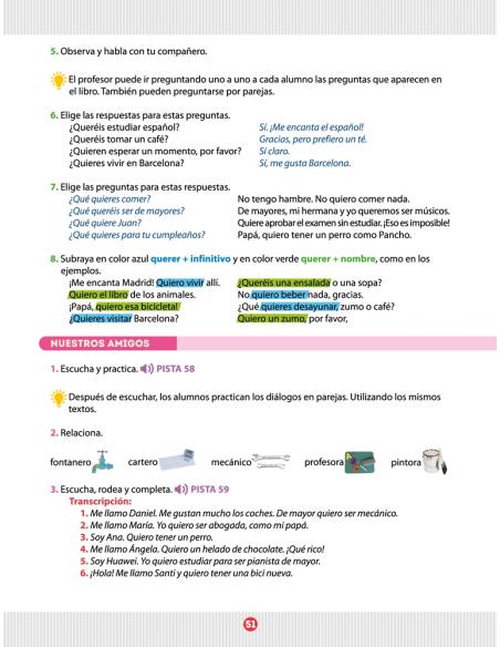 Español entre amigos. Guía del profesor. Curso 1 · Nivel A1