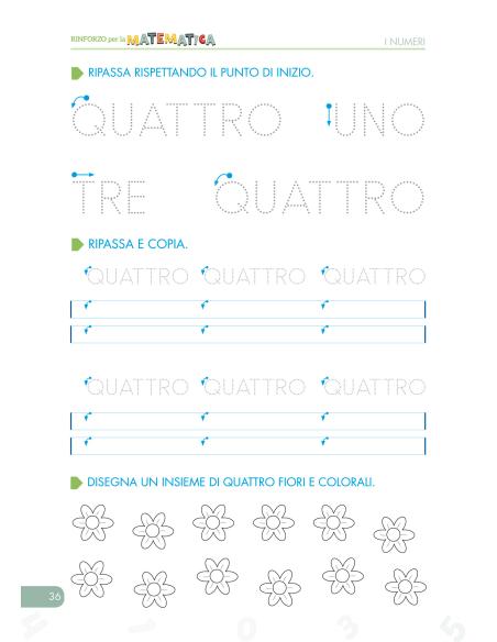 Quaderno operativo di rinforzo per la matematica I Numero 0.1