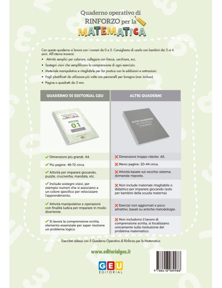 Quaderno operativo di rinforzo per la matematica I Numero 0.1