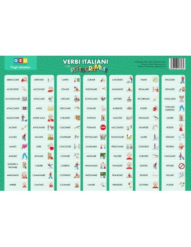 Verbi in Italiano con Pittogrammi