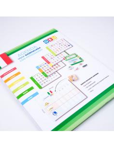 Agenda Visiva con 140 Pittogrammi e Velcro Adesivo