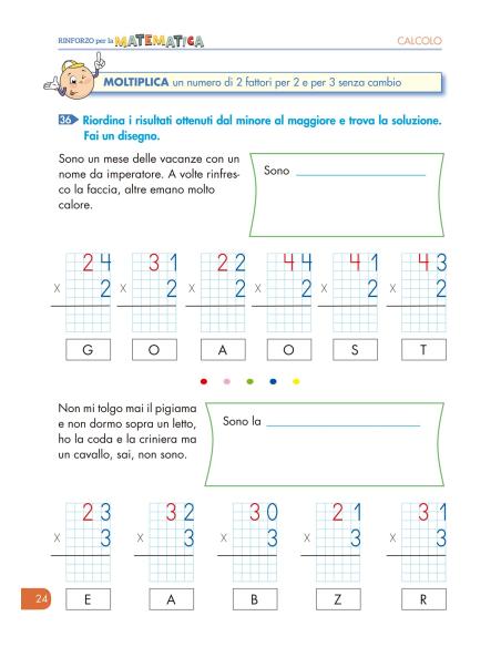 Quaderno operativo di rinforzo per la matematica Calcolo 5